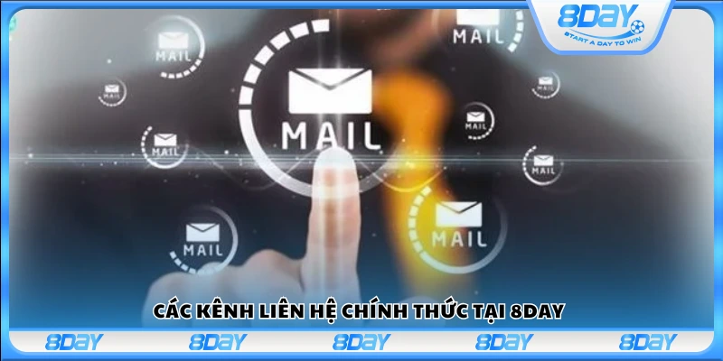 Một số kênh liên hệ chính thức tại 8Day