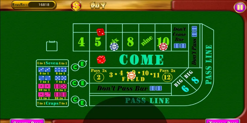 Bí quyết chơi Craps giúp thắng đều đặn