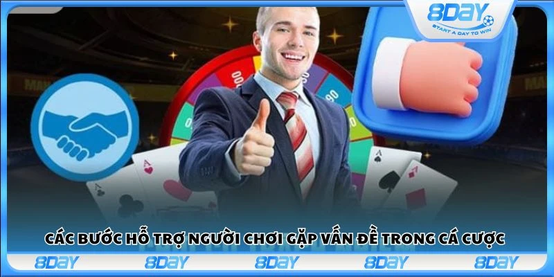 Các bước hỗ trợ người chơi gặp vấn đề trong cá cược