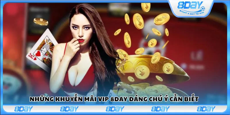Những khuyến mãi VIP 8Day đáng chú ý cần biết