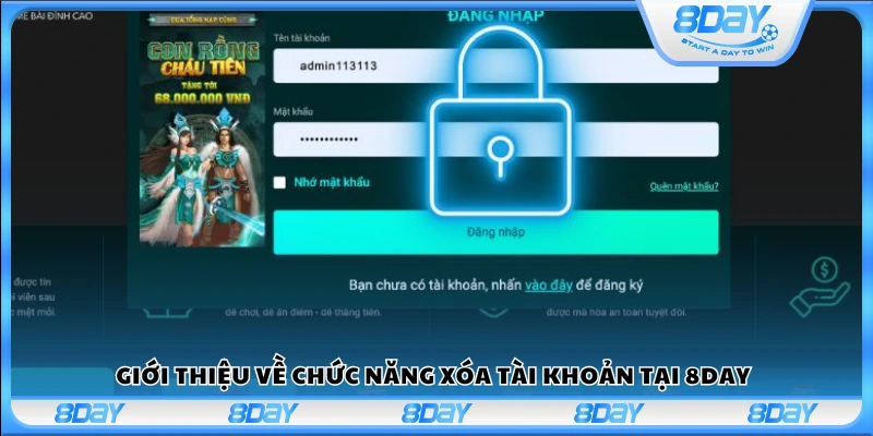 Thông tin cơ bản về việc hủy hoặc xóa tài khoản tại 8Day