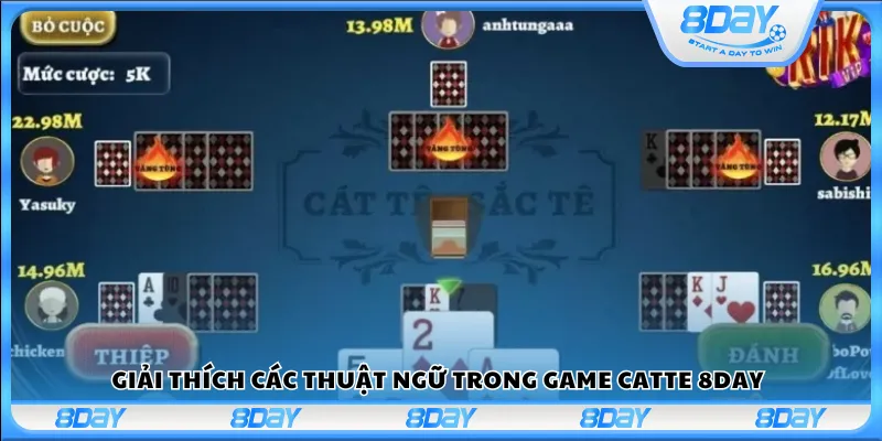 Giải thích các thuật ngữ trong game Catte 8day