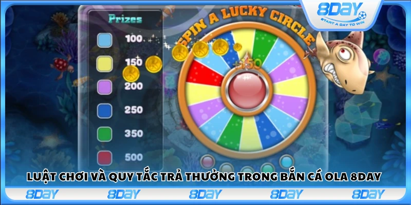 Quy tắc chơi và cách trả thưởng trong Bắn Cá Ola 8 Day