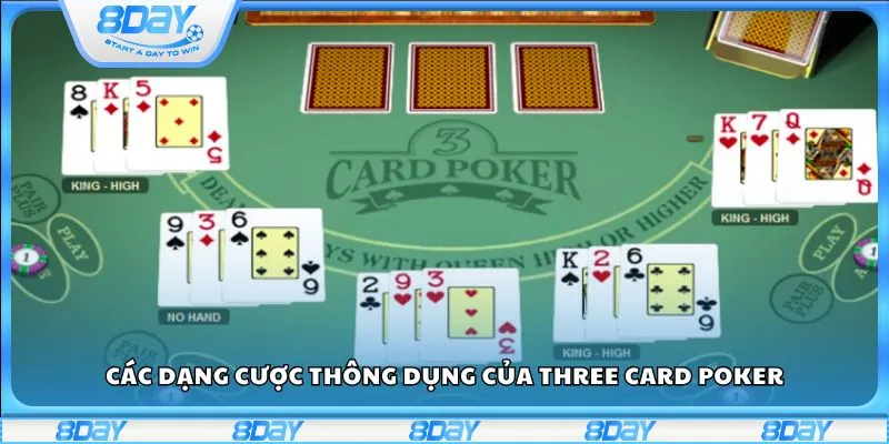 Tóm tắt về tựa game Three Card Poker 8day